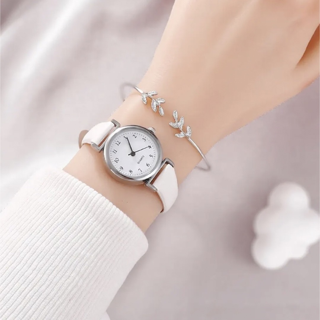 クウォーツ時計　上品　シンプル レディースのファッション小物(腕時計)の商品写真
