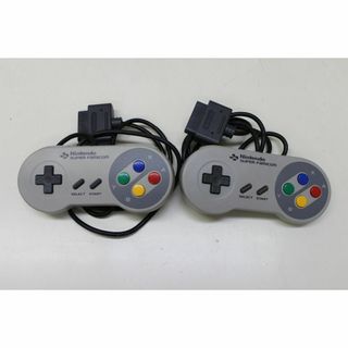 スーパーファミコン(スーパーファミコン)のスーパーファミコン コントローラー 2個セット(家庭用ゲーム機本体)