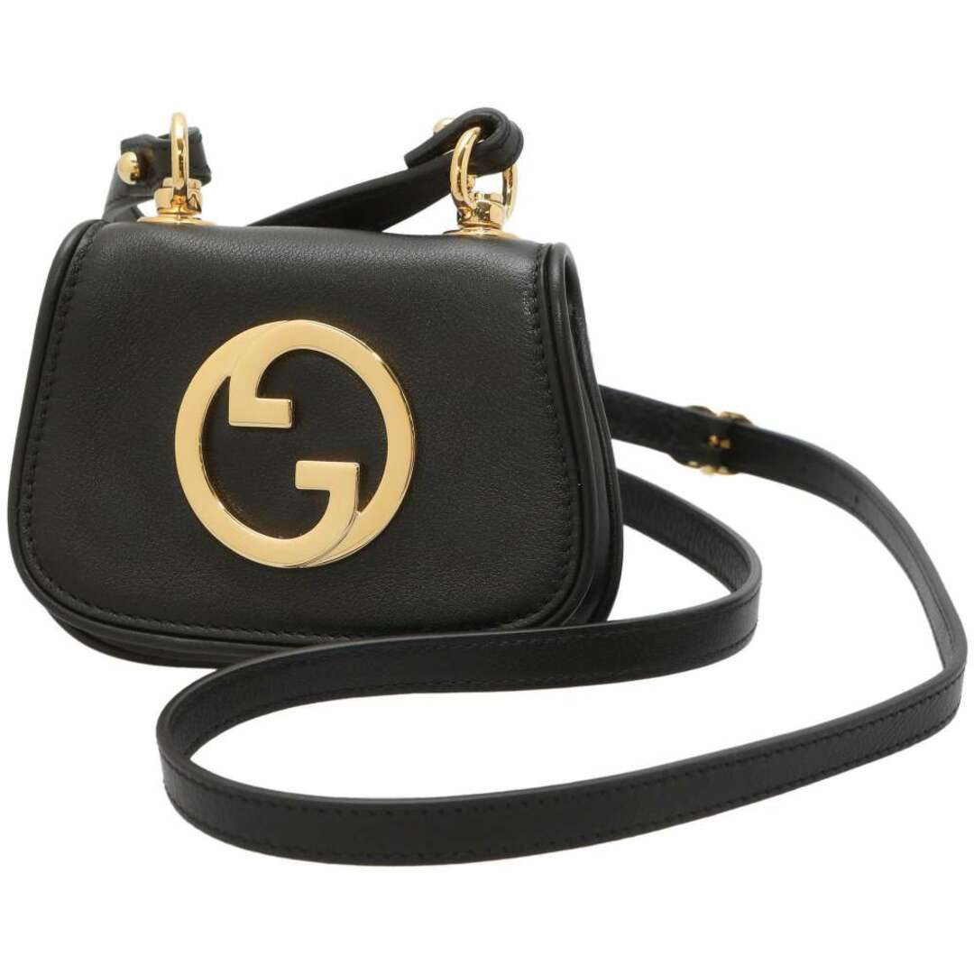 ☆美品【鑑定済】GUCCI/グッチ レザー ショルダーウォレット-