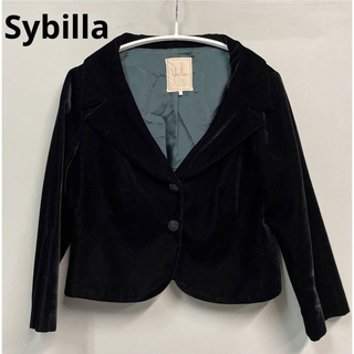 シビラ(Sybilla)の黒ジャケット　細身