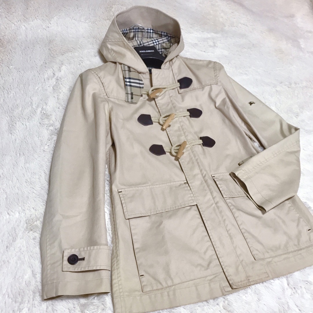 BURBERRY BLACK LABEL ダッフルコート L フード付-