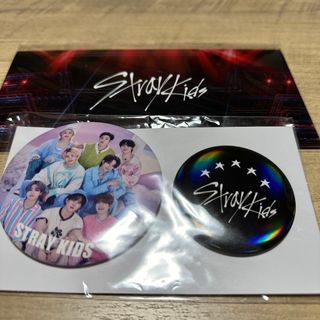 ストレイキッズ(Stray Kids)のStrayKidsアップグレードグッズ缶バッチとカード(アイドルグッズ)