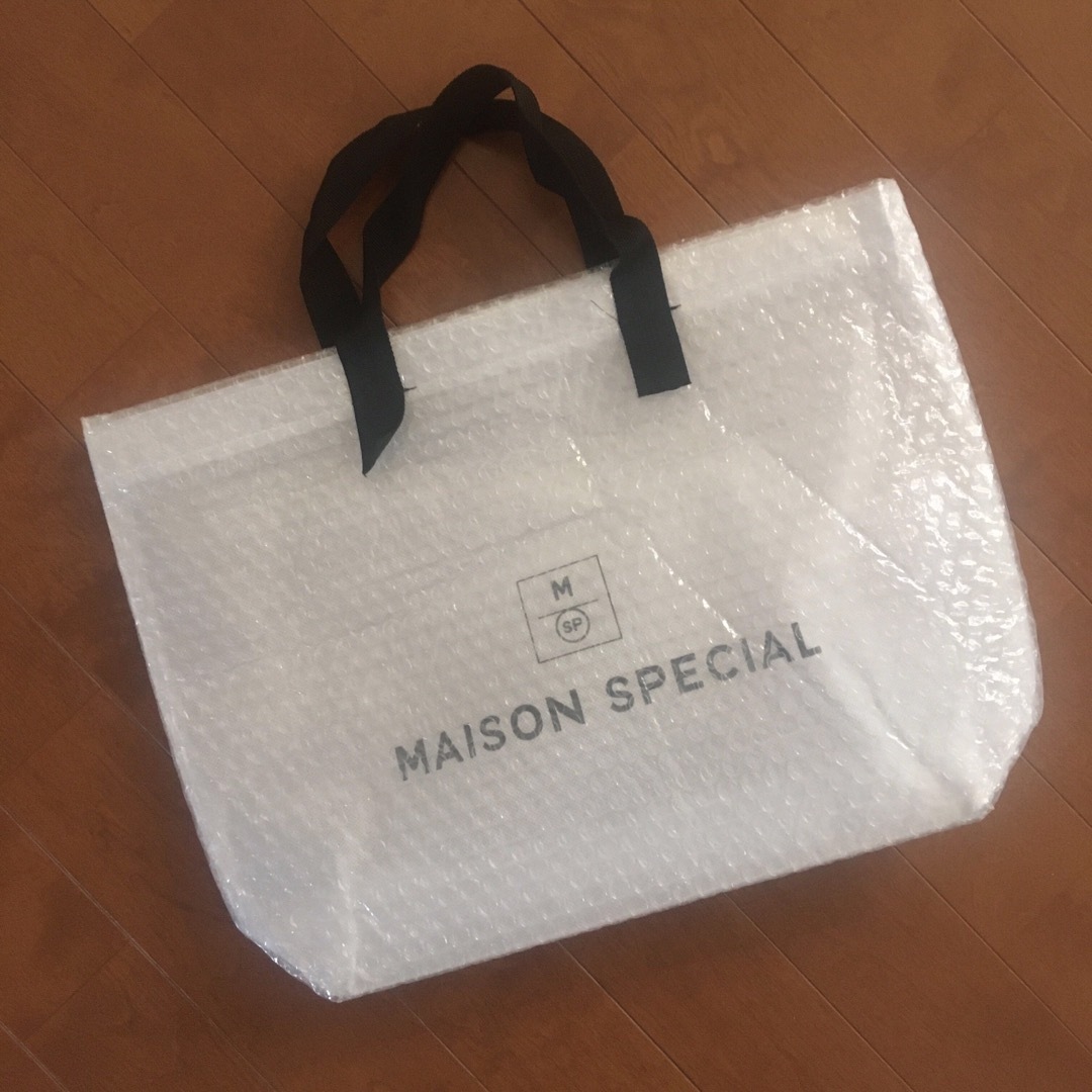 MAISON SPECIAL(メゾンスペシャル)の新品 MAIZON SPECIAL Washed デニムコートBK ショッパー付 レディースのジャケット/アウター(ロングコート)の商品写真