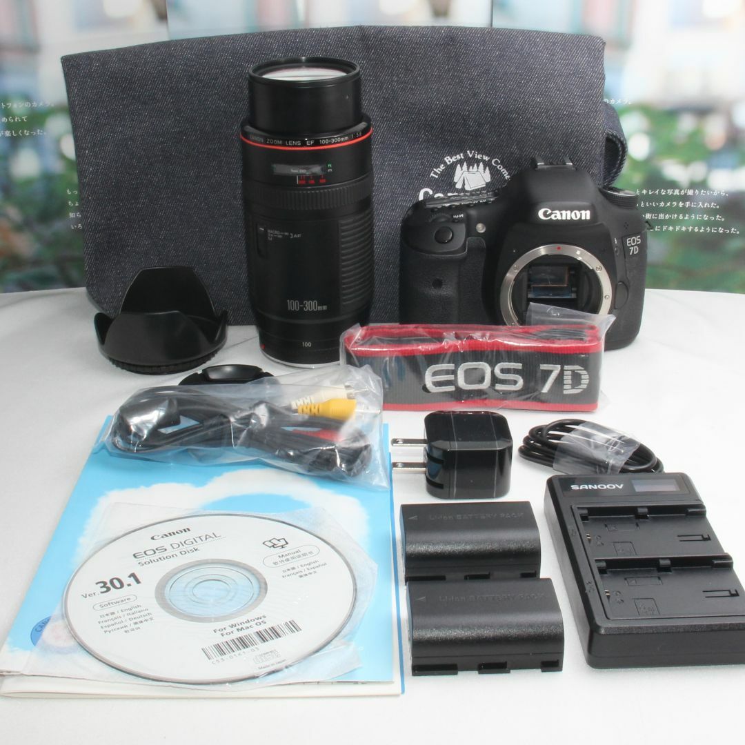 Canon - ❤️300mm 超望遠レンズ&予備バッテリー付き❤️Canon EOS 7D
