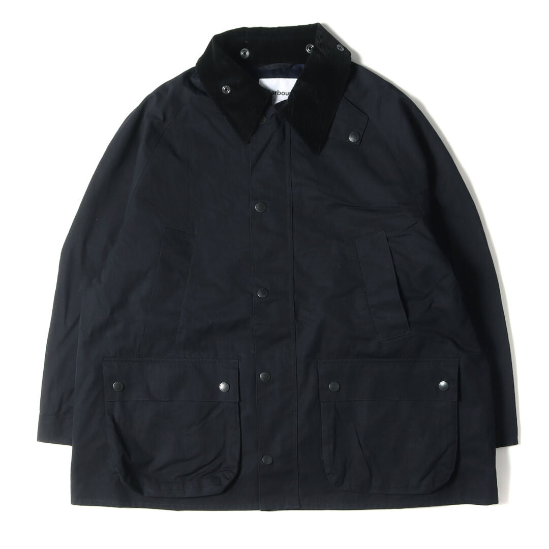 BARBOUR バブアー ジャケット サイズ:46 22AW ONLY ARK 別注 ビッグ ビデイル ノンワックス ジャケット BIG BEDALE ネイビー 紺 アウター ブルゾン コラボ【メンズ】