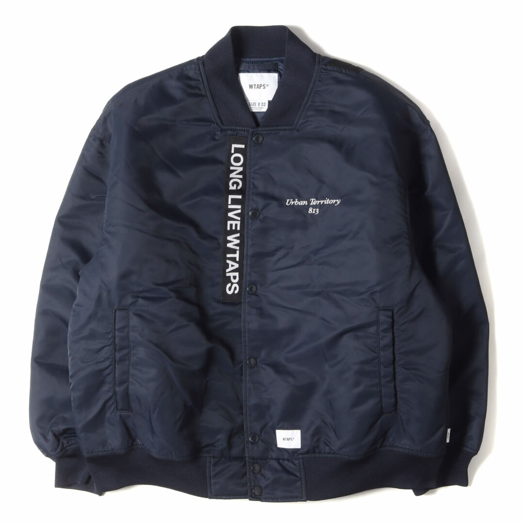 格安！WTAPS 22AW TEAM JACKET UT813 NAVY