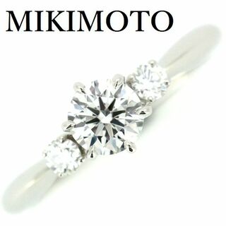 ミキモト(MIKIMOTO)のミキモト ダイヤモンド 0.32ct G-VVS2-3EX リング Pt950(リング(指輪))