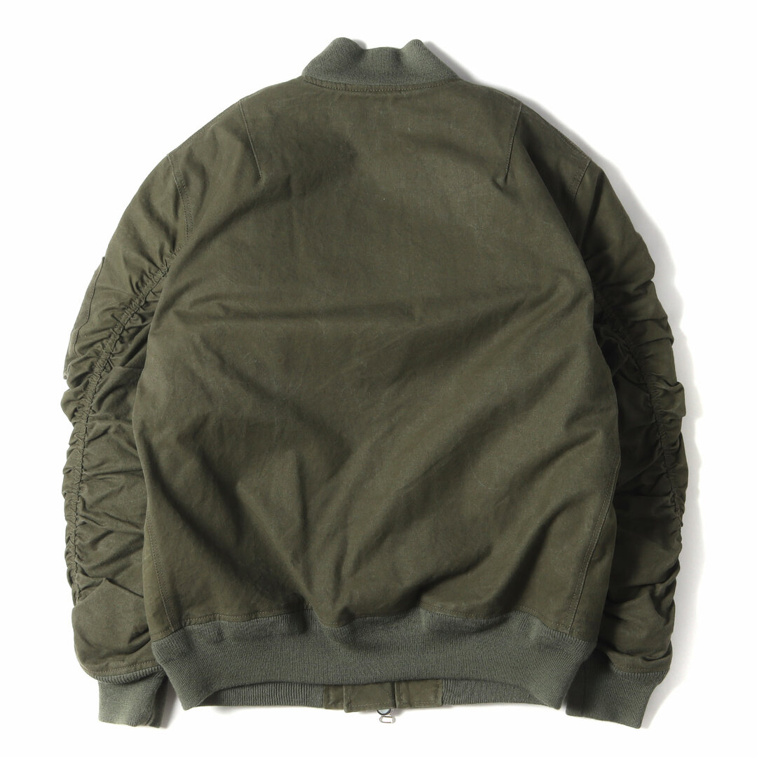 READYMADE レディメイド ジャケット サイズ:2 18AW キルティング付き ヴィンテージテント MA-1 ジェシー ジャケット JESSE JACKET オリーブ アウター ブルゾン コート 【メンズ】【美品】