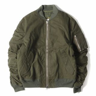 READYMADE レディメイド ジャケット サイズ:2 18AW キルティング付き ヴィンテージテント MA-1 ジェシー ジャケット JESSE JACKET オリーブ アウター ブルゾン コート 【メンズ】【美品】