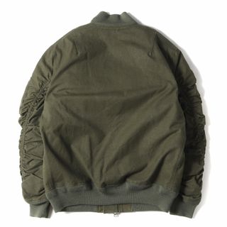 READYMADE レディメイド ジャケット サイズ:2 18AW キルティング付き ヴィンテージテント MA-1 ジェシー ジャケット JESSE  JACKET オリーブ アウター ブルゾン コート 【メンズ】【中古】【美品】