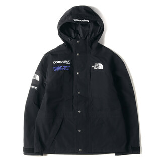 シュプリーム(Supreme)のSupreme シュプリーム ジャケット サイズ:M 18AW THE NORTH FACE ノースフェイス GORE-TEX エクスペディション マウンテン ジャケット Expedition Jacket ブラック 黒 アウター ブルゾン コラボ【メンズ】【中古】(マウンテンパーカー)