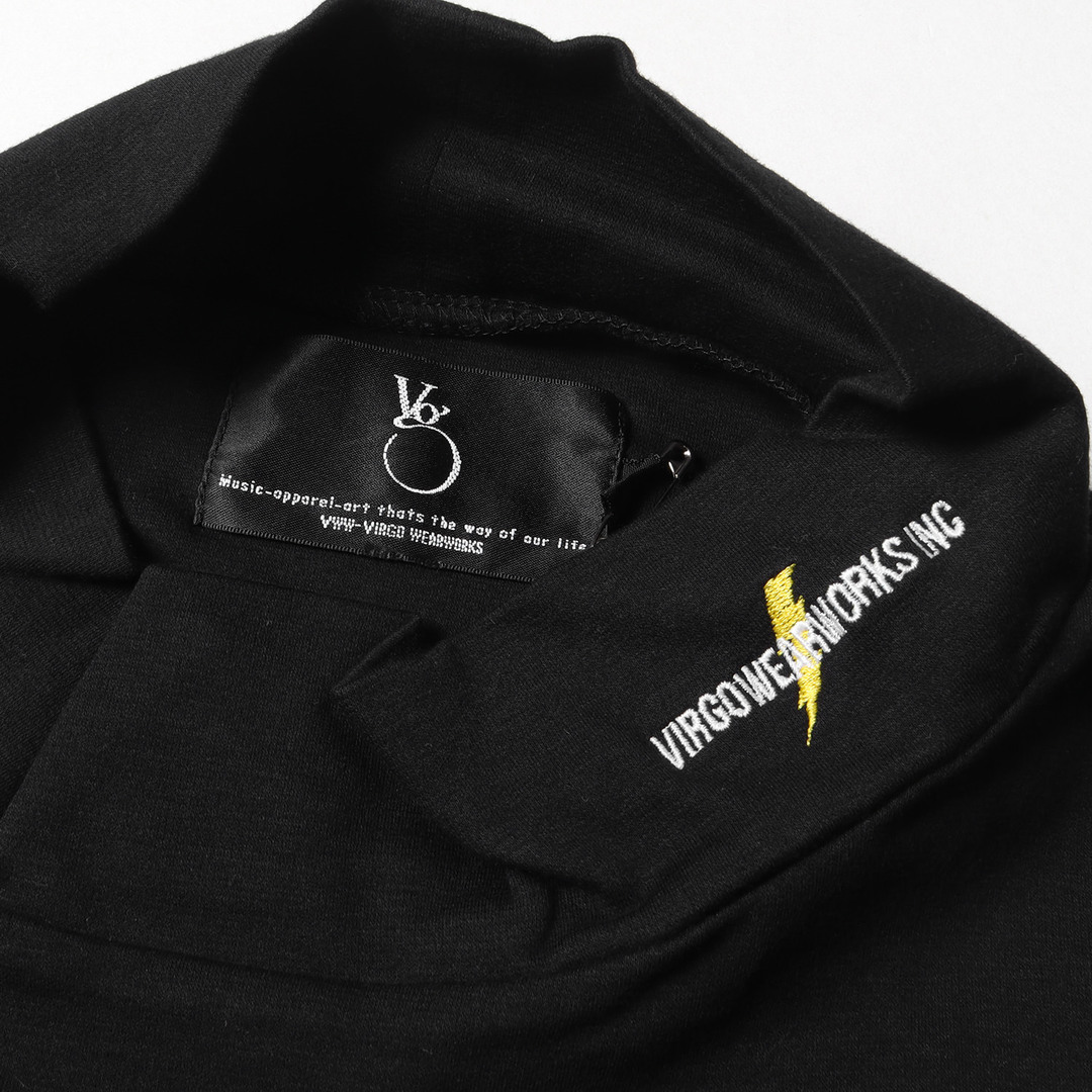 VIRGOwearworks ヴァルゴウェアワークス Tシャツ サイズ:3 ストレッチ モックネック ロングスリーブ Tシャツ TY MOCK NECK ブラック 黒 トップス カットソー 長袖 【メンズ】 2