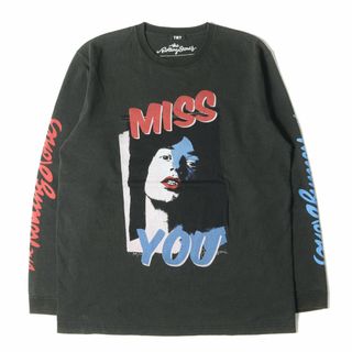 TMT ティーエムティー Tシャツ サイズ:L 21AW THE ROLLING STONES ヘビー ロングスリーブ Tシャツ L/SL TEE ブラック 黒 トップス カットソー 長袖 コラボ【メンズ】