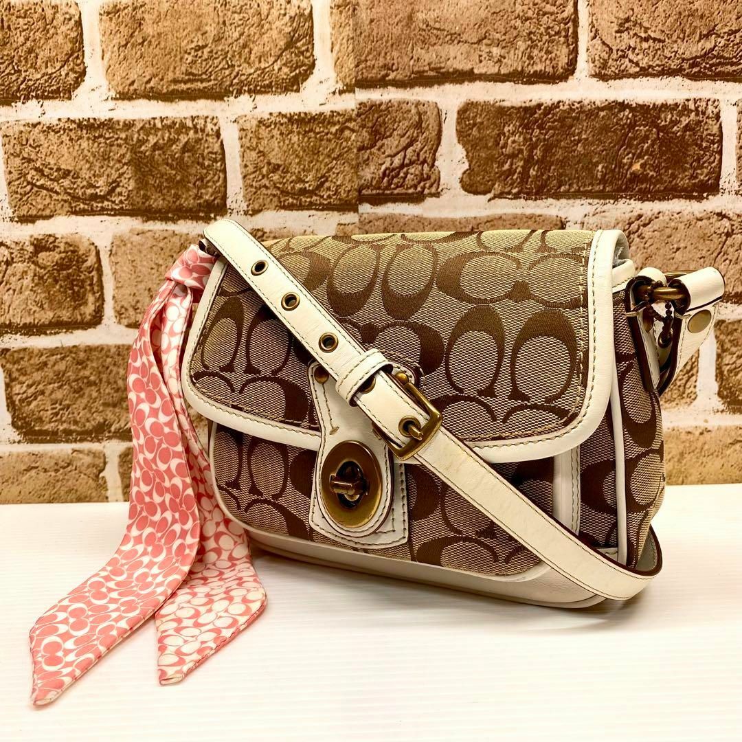 美品！COACH ターンロック ショルダーバッグ 6746