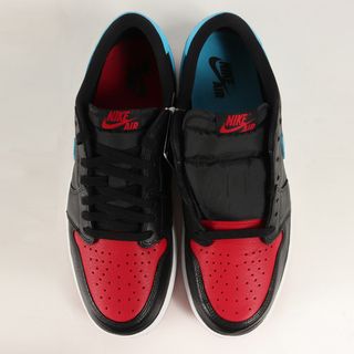 NIKE ナイキ サイズ:29.0cm WMNS AIR JORDAN 1 RETRO LOW OG NC TO CHI (CZ0775-046) 2023年 UNC TO CHICAGO ウィメンズ エアジョーダン1 レトロ ロー ブラック ダークパウダーブルー WMNS US12 ローカット スニーカー シューズ 靴 【メンズ】