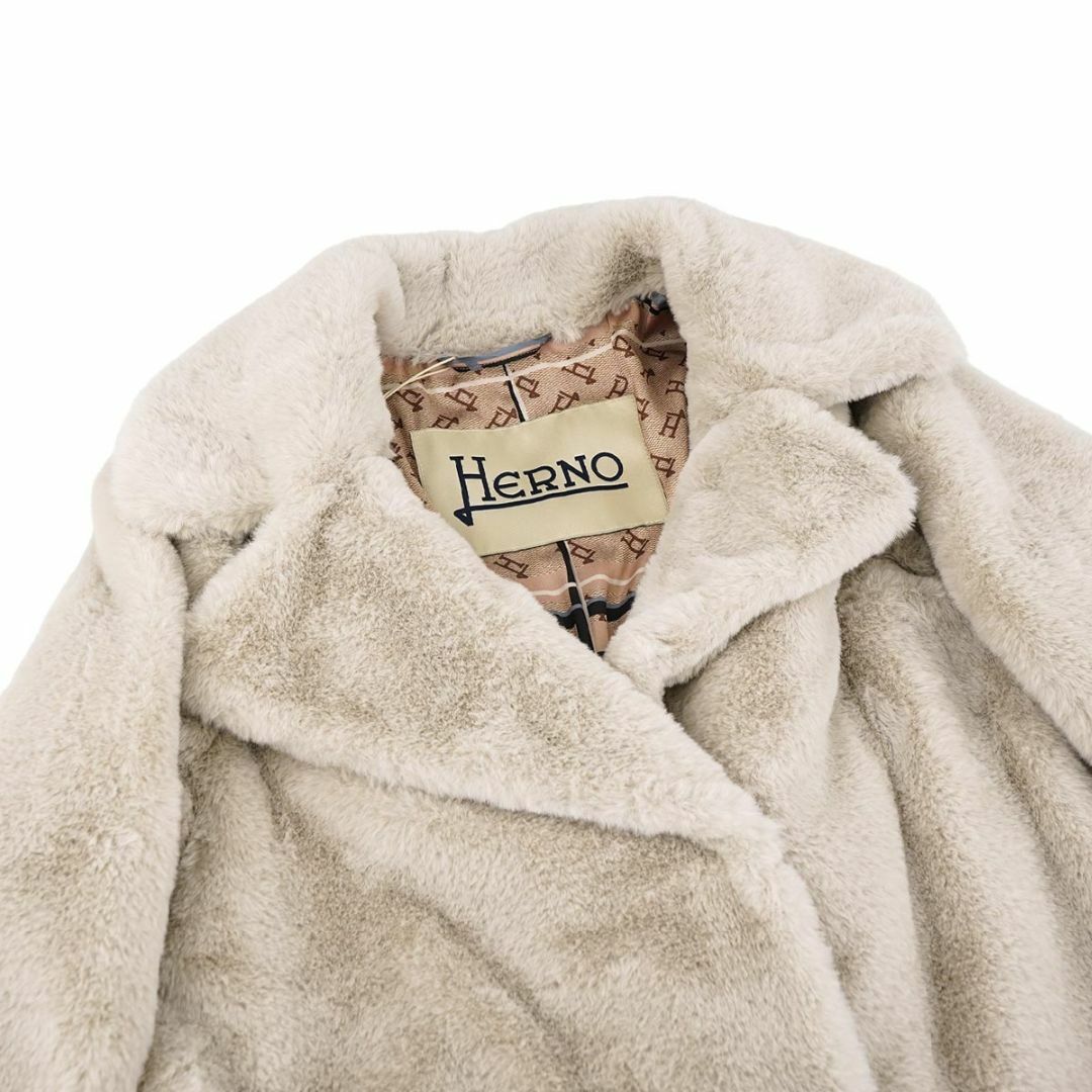 新品正規品！HERNO SOFT FAUX FUR コート 40