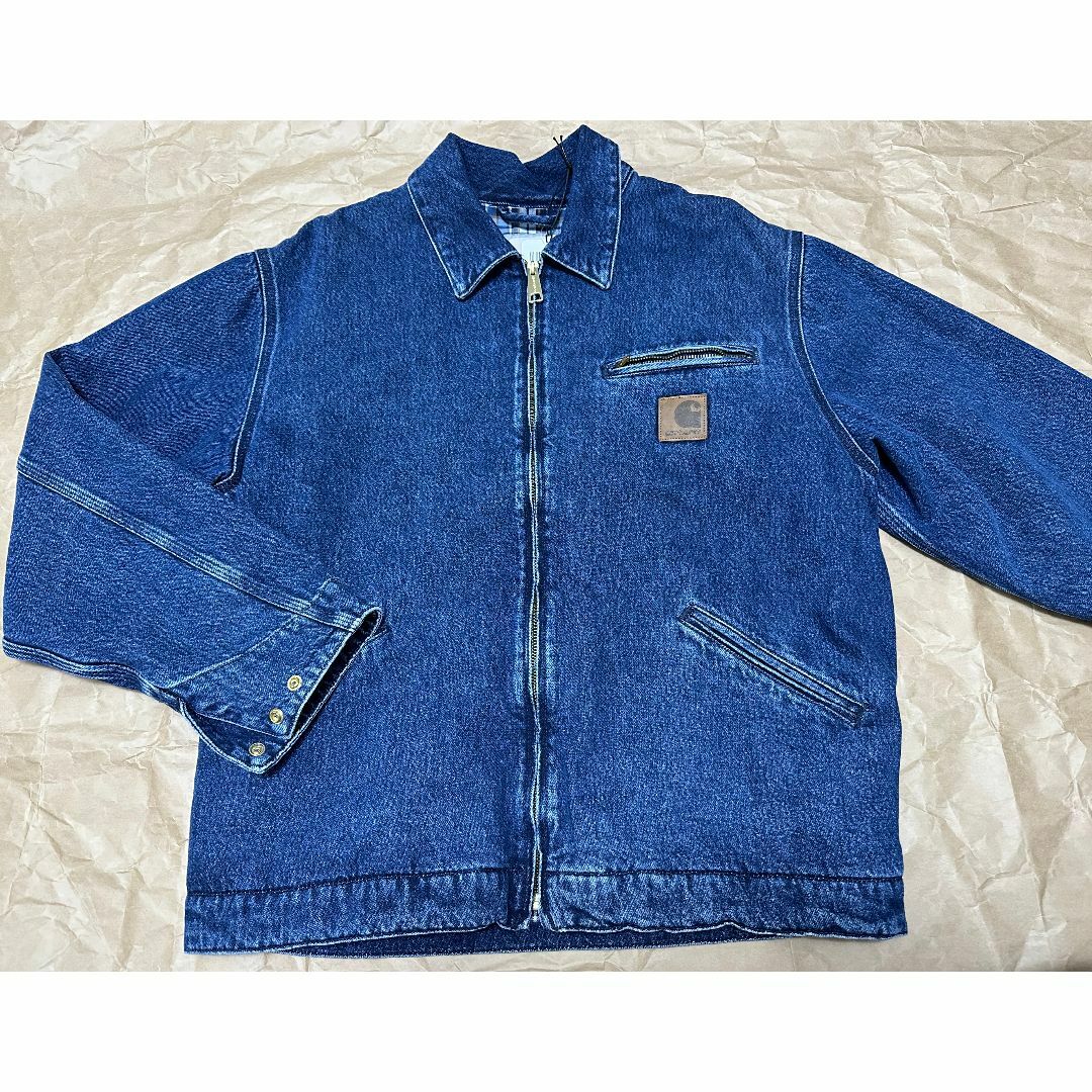 人気特価激安 Carhartt RIDER JACKET BLUE STONEデニムジャケット G