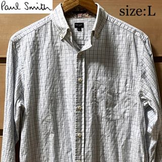 ポールスミス(Paul Smith)のasap様専用ポールスミスPaulSmithLondon長袖ワイシャツチェックL(シャツ)