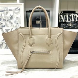 celine - 美品☆ セリーヌ ラゲージ ファントム グレージュ トート ...