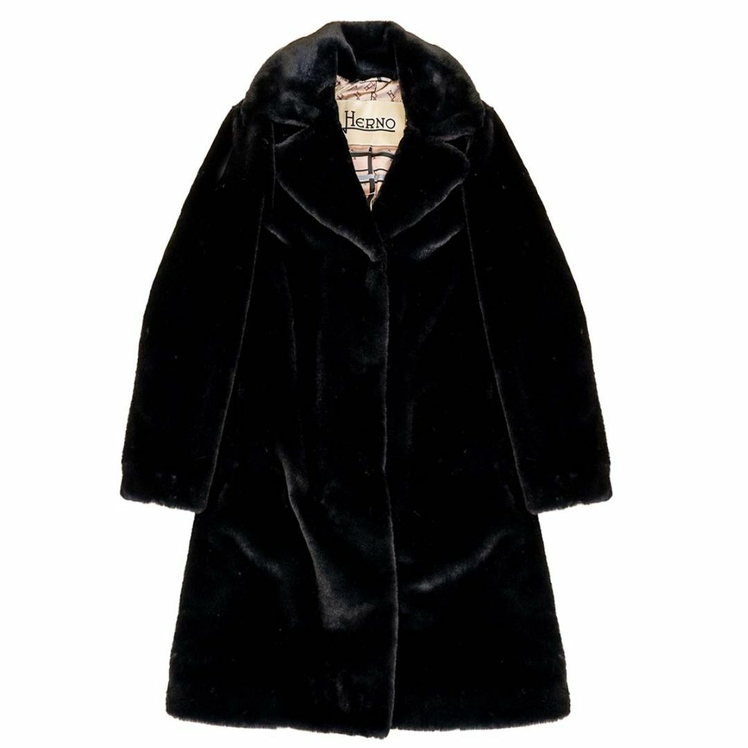 新品正規品！HERNO SOFT FAUX FUR コート 38