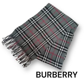 バーバリー(BURBERRY)のBURBERRY バーバリー マフラー ショール ストール ウール100% (マフラー/ショール)