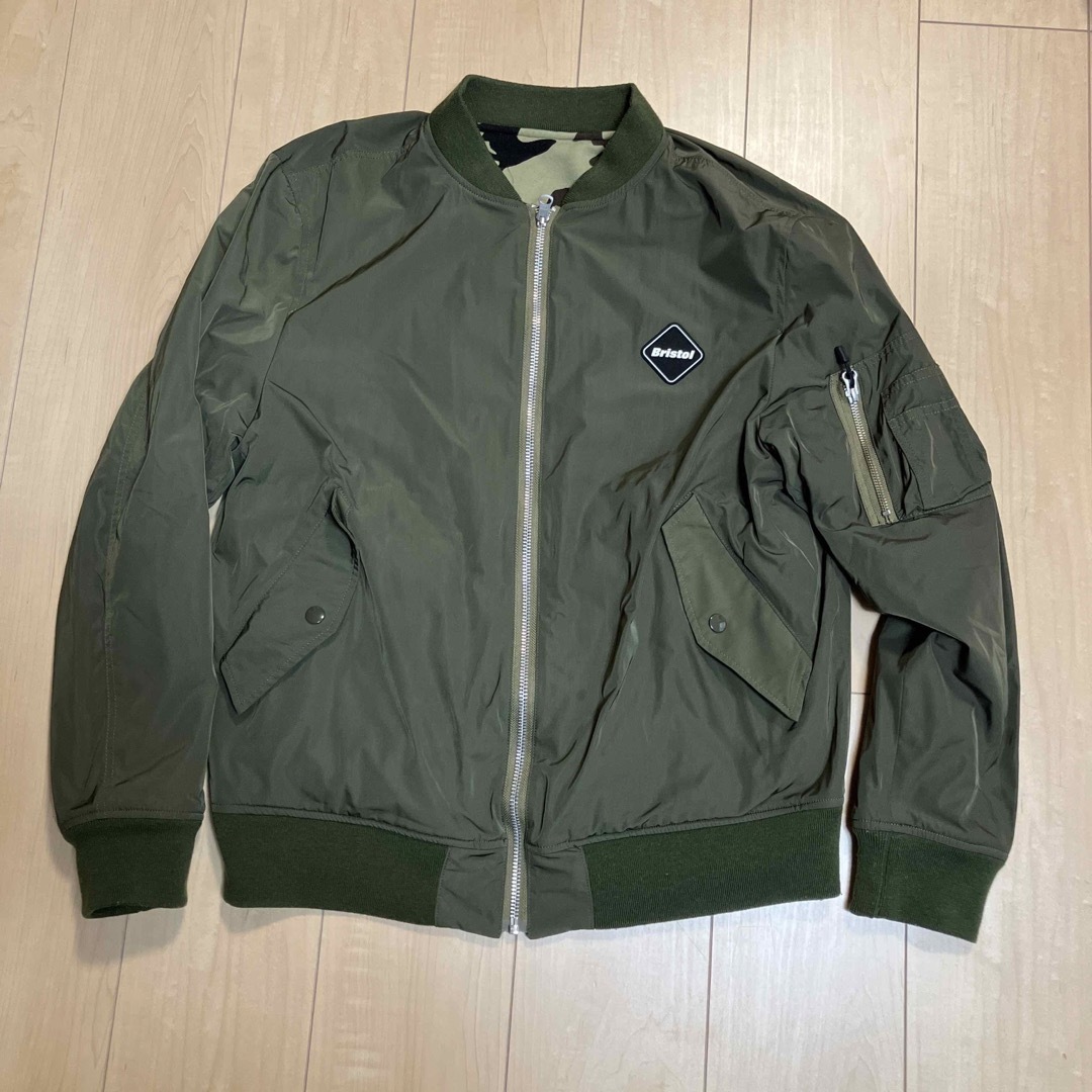 F.C.R.B. 37 STAR REVERSIBLE MA-1 JACKET-