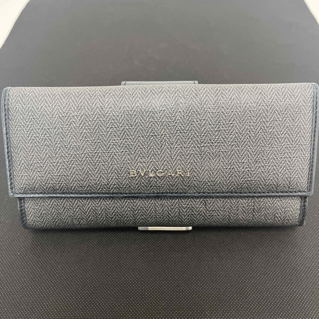 未使用 ブルガリ BVLGARI Wホック 長財布 コローレ