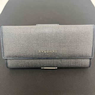 ブルガリ(BVLGARI)のBVLGARI ブルガリ Wホック 二つ折り 長財布 (長財布)