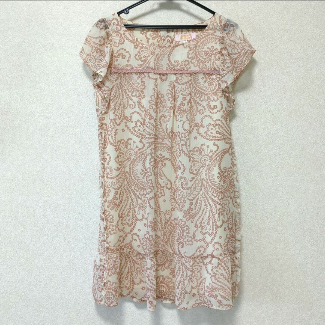 MINIMUM(ミニマム)のワンピース　ドレス　ピンク　花柄　ミニマムミニマム レディースのワンピース(ひざ丈ワンピース)の商品写真