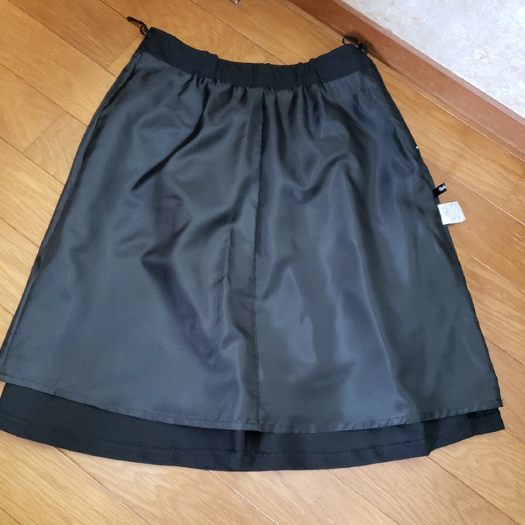ベルメゾン(ベルメゾン)の❇13号フォーマルフレアースカート黒/Style Note /スタイルノート/ レディースのスカート(ひざ丈スカート)の商品写真