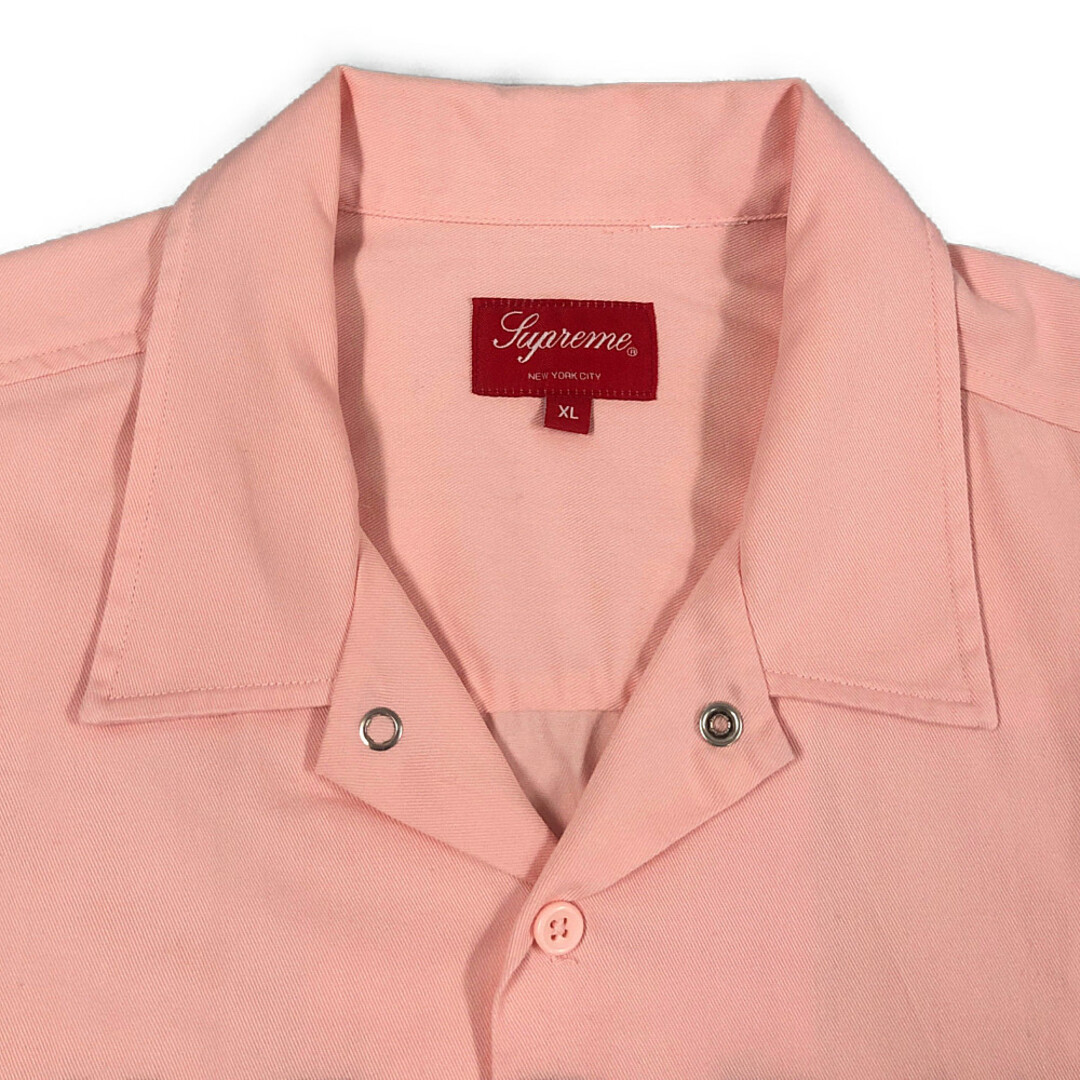 M Supreme 2-Tone Work Shirt pink ワークシャツ