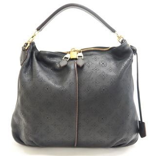 【限定価格】LOUIS VUITTON ルイヴィトン ショルダーバッグ モノグラムマヒナ セレネPM ポーチ付き かばん 鞄 M94314    ノワール ブラウン 茶 シルバー金具 レディース【品】