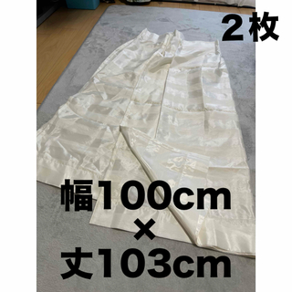 ムジルシリョウヒン(MUJI (無印良品))の無印良品　レースカーテン　防炎　2枚　100×100(レースカーテン)