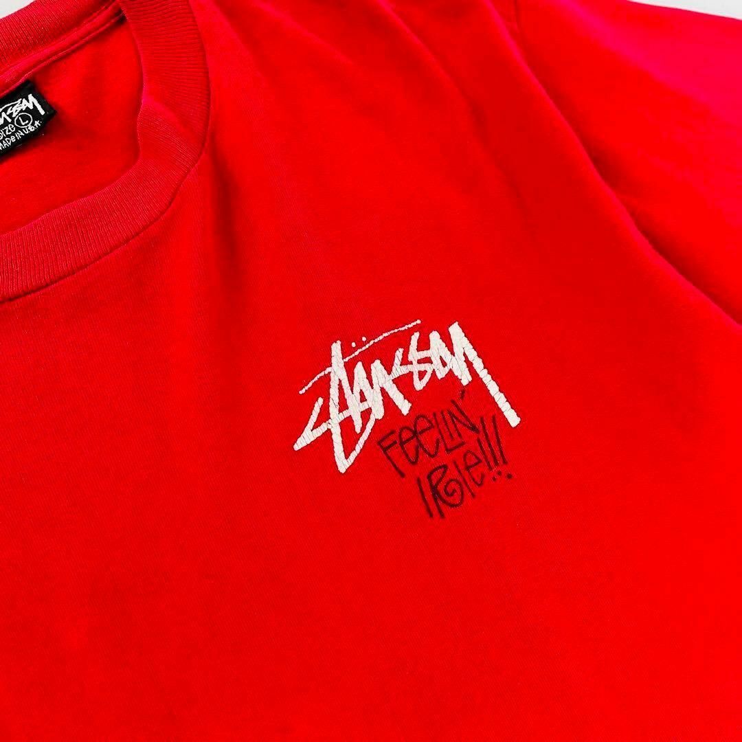 STUSSY - 【超希少品】STUSSY 黒タグ 半袖Tシャツ ラスタライオン 80's