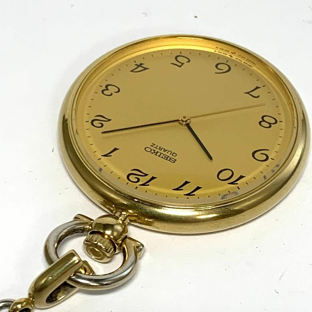 SEIKO(セイコー)の989 SEIKO セイコー 懐中時計 クオーツ式 電池交換済人気 希少 メンズの時計(腕時計(アナログ))の商品写真