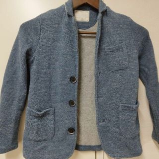 ザラ(ZARA)のキッズ　ジャケット　128cm　ネイビー(ジャケット/上着)