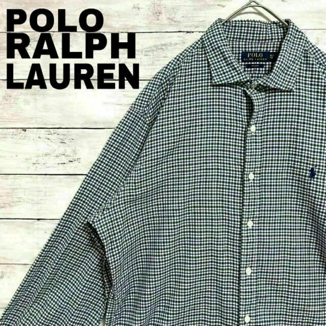 POLO RALPH LAUREN - 35g US古着 ポロラルフローレン SLIMFIT 長袖