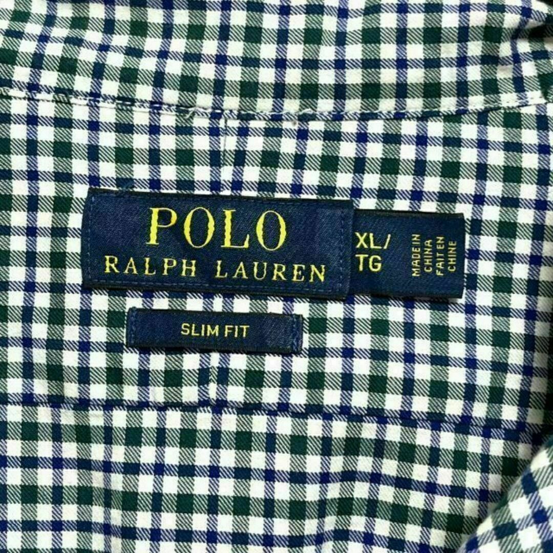 POLO RALPH LAUREN - 35g US古着 ポロラルフローレン SLIMFIT 長袖