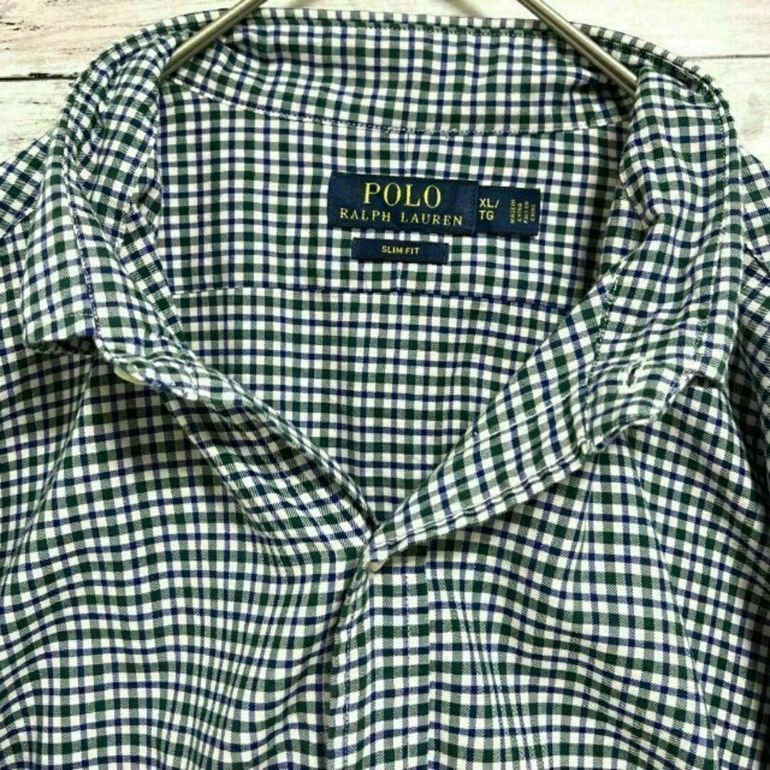 POLO RALPH LAUREN - 35g US古着 ポロラルフローレン SLIMFIT 長袖