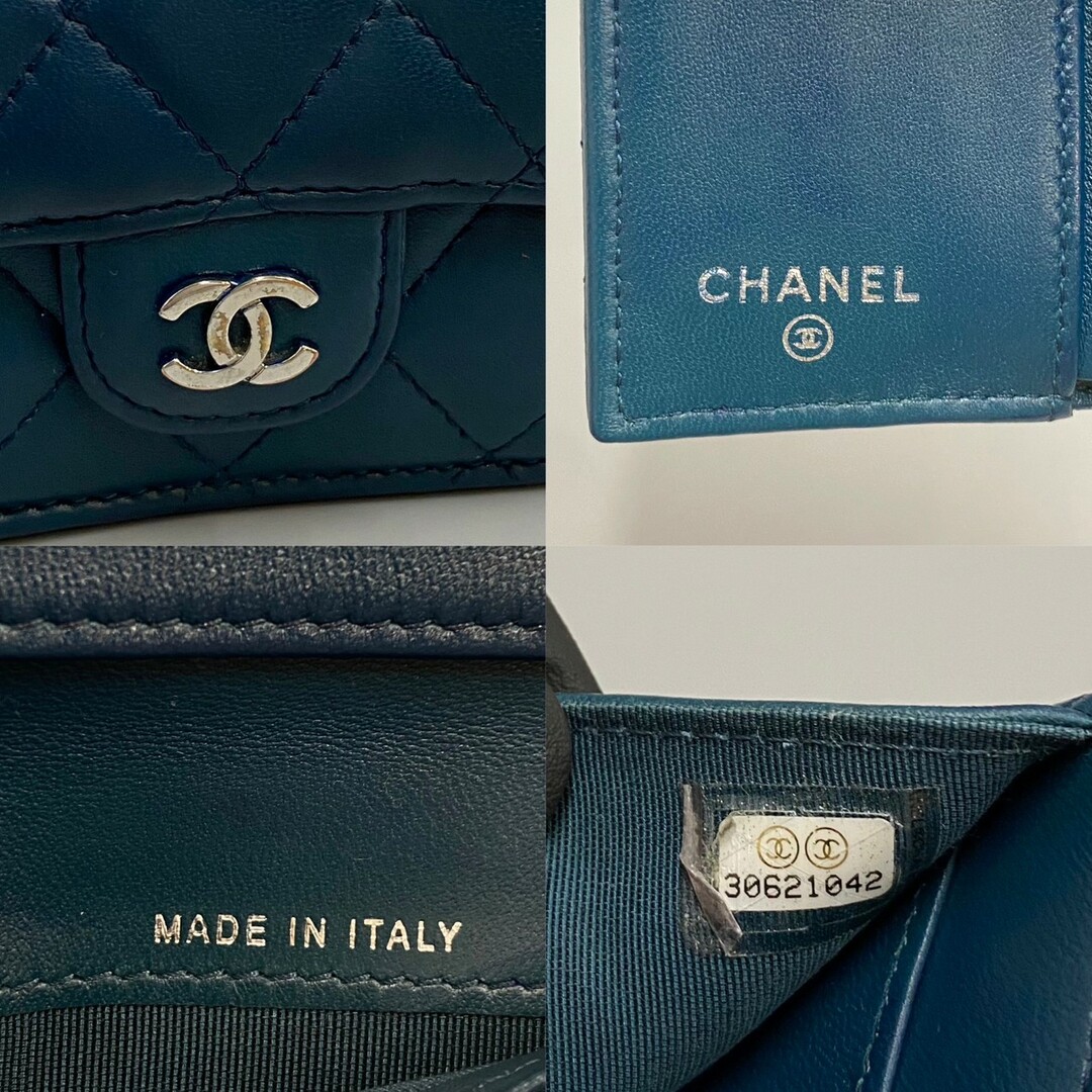 CHANEL シャネル ミニウォレット マトラッセ  30番台 美品