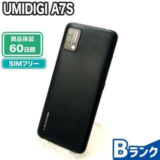 SIMロック解除済み UMIDIGI A7S 32GB Bランク 本体【ReYuuストア】 グラナイトグレー(スマートフォン本体)