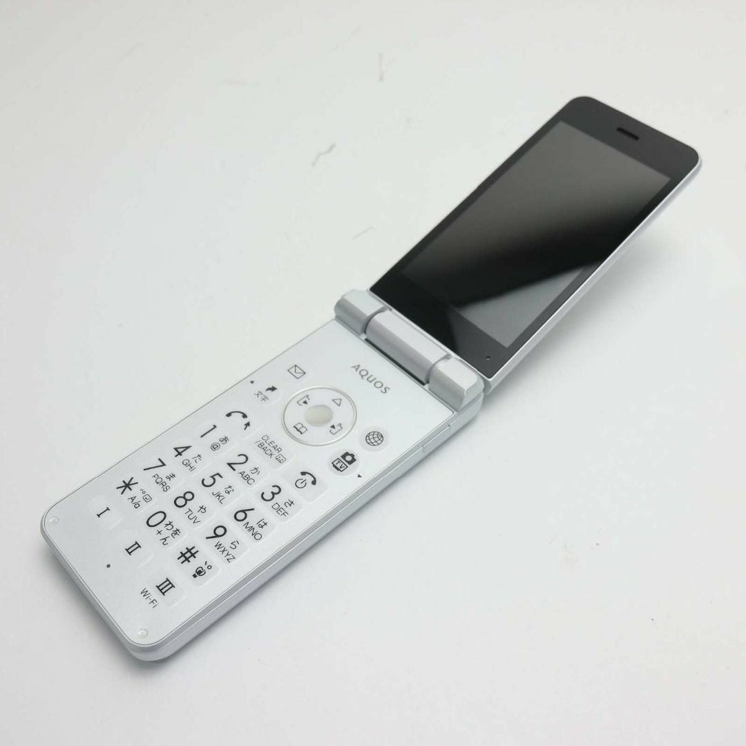 超美品 SoftBank 601SH AQUOS ケータイ2 ホワイト  SIMロック解除済み