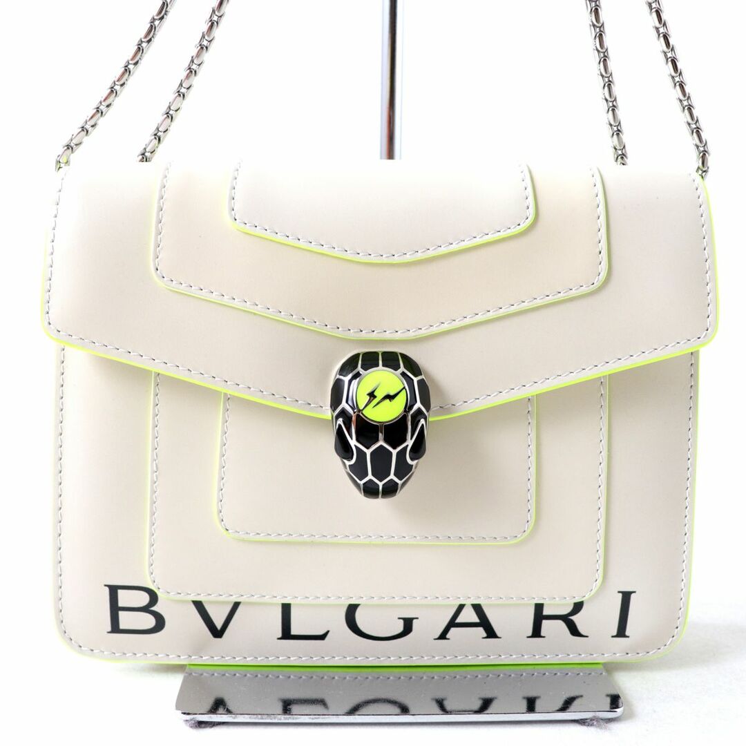 美品 ブルガリ チェーンショルダーバッグ レザー レディース BVLGARI