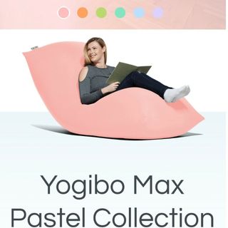 【カバーのみ！】Yogibo　パステルカラー　フラミンゴ(ビーズソファ/クッションソファ)