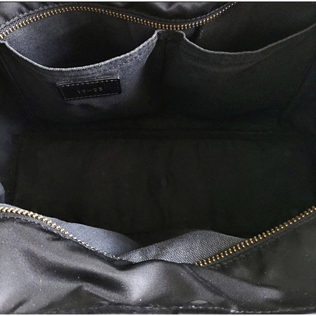 Felisi(フェリージ)のFelisi フェリージ 19-23 ナイロン×レザー トートバッグ ブラック メンズのバッグ(トートバッグ)の商品写真