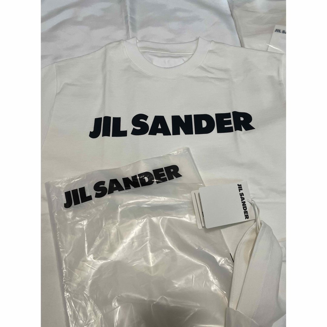 Jil Sander(ジルサンダー)の■ JIL SANDER プリント ロゴ コットン Tシャツ ■ レディースのトップス(Tシャツ(半袖/袖なし))の商品写真