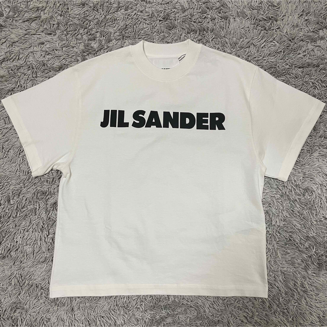 ■ JIL SANDER プリント ロゴ コットン Tシャツ ■