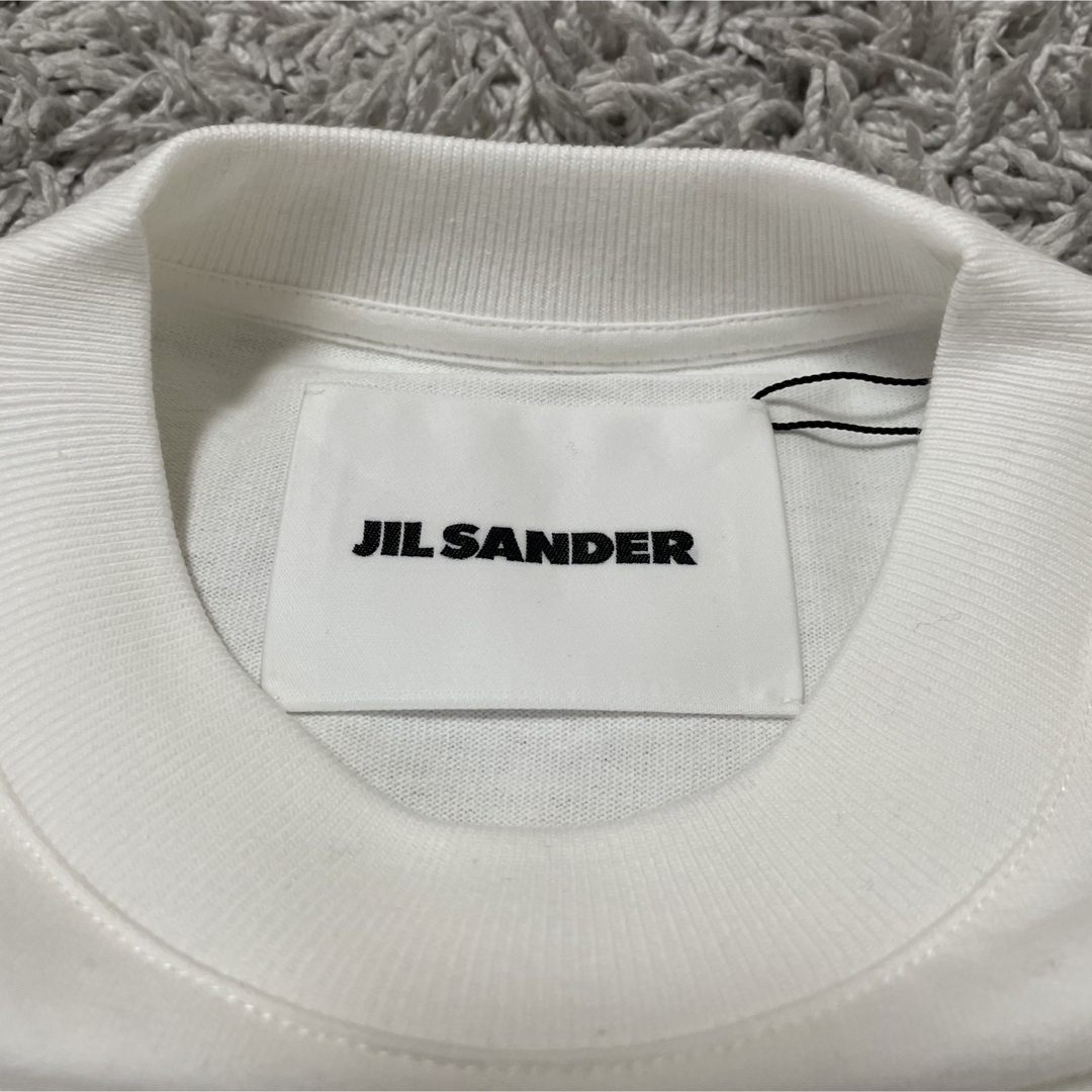 ■ JIL SANDER プリント ロゴ コットン Tシャツ ■