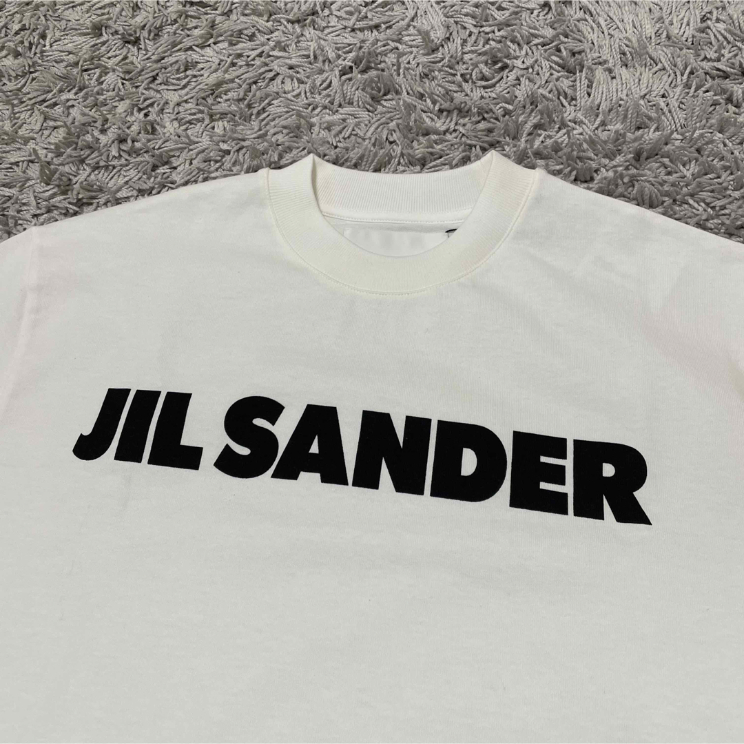 ■ JIL SANDER プリント ロゴ コットン Tシャツ ■