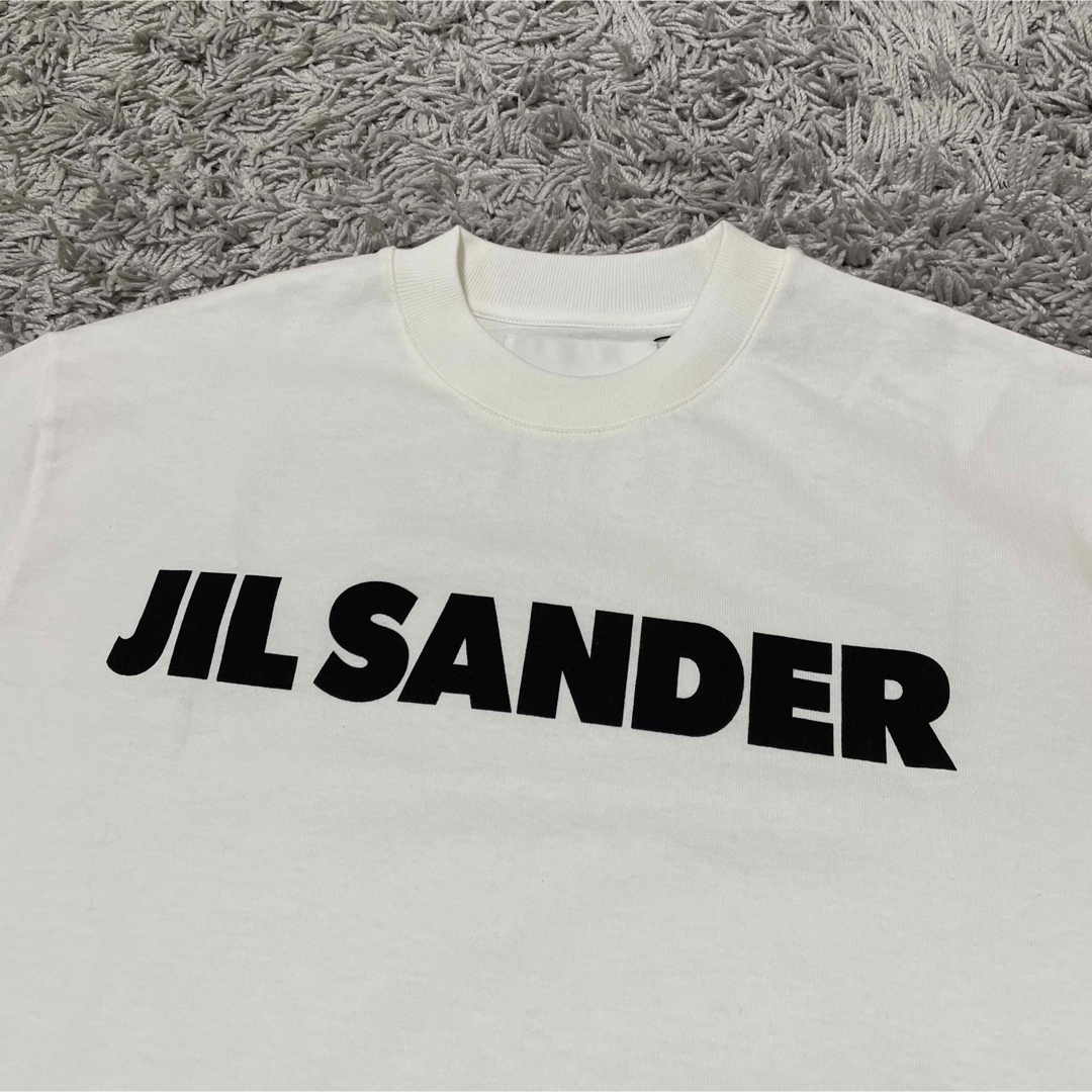 Jil Sander(ジルサンダー)の■ JIL SANDER プリント ロゴ コットン Tシャツ ■ レディースのトップス(Tシャツ(半袖/袖なし))の商品写真